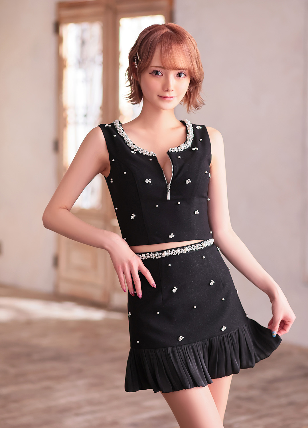 an セットアップドレス　aoc3780　販売価格¥28600 楽天市場】an ドレス AOC-3780 セットアップ ミニドレス Andyドレス