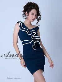 Andy AN-ON2934 ネイビーミニドレス Andy AN-ON2934 ネイビーミニドレス - メルカリ
