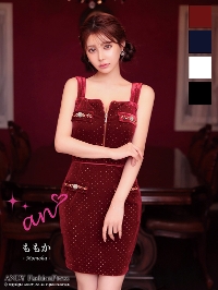 【最安価格】an AOC-3897 ミニドレス　ネイビー anドレス｜ [an]AOC-3897｜Andyドレス 公式通販